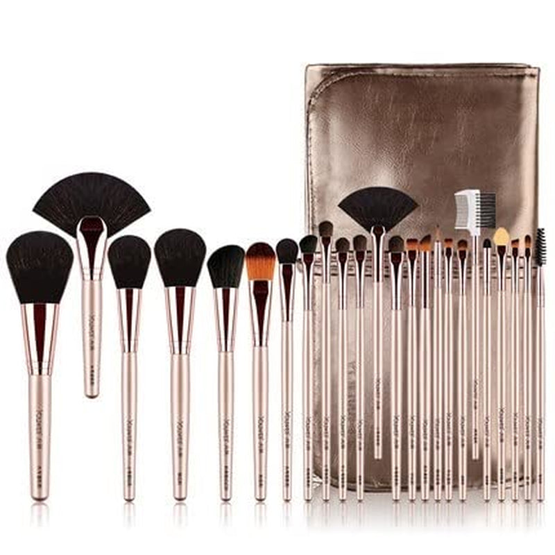 Makeup Brush Profissional Makeup Brushes Set 24Pcs Soft Cosmetic Foundation Powder Blush Eyeliner Brush with Bag Cosmetic Products (Size : A)(C)